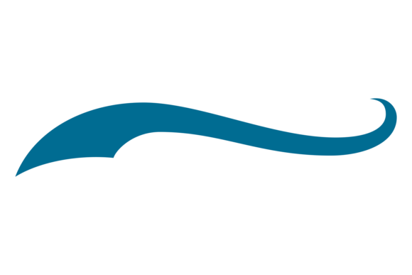 Baseball Swoosh Element: Decorative Colo for Dynamic Design