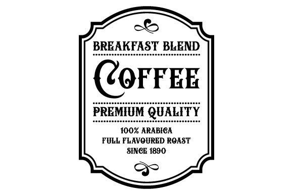 Coffee Jar Label Vintage Decorative EPS: A Designer's Practical Guide