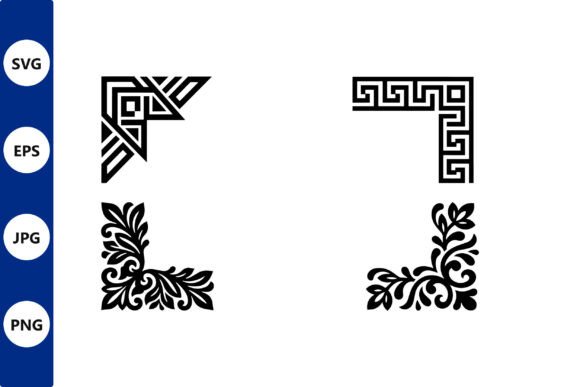 Decorative Corner Designs Set: Frame Your Creativity
