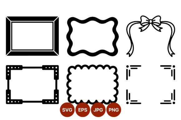 Decorative Frame Borders Vector Set: Elevate Your Projects