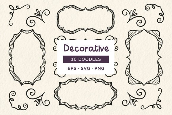 Decorative Frames: Infusing Hand-Drawn Charm into Modern Design