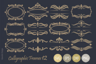 Elegant Calligraphic Frames for Your Creative Projects