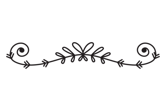 Elevate Your Brand with Decorative Header with Ornate Swirls. El