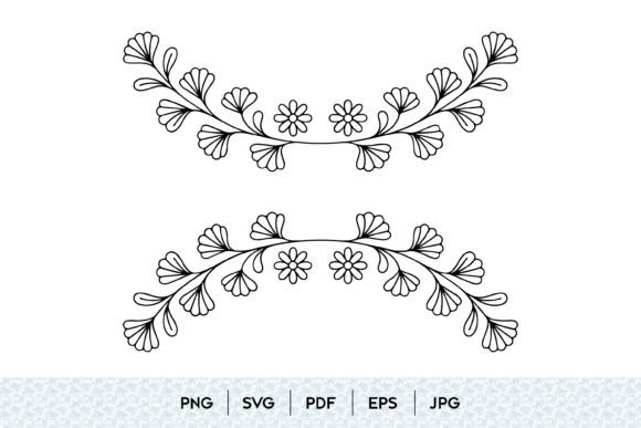Elevate Your Designs with Floral Frame Border SVG