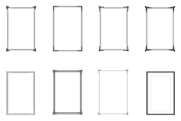 Elevate Your Projects with Bundle of Decorative Frames. Set 3