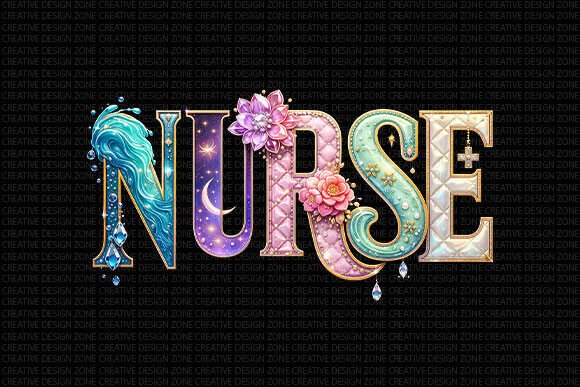 Enchanting Healthcare Art: The Decorative Nurse Fantasy PNG