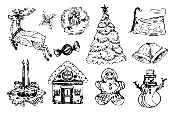 Festive Design Made Simple: The Christmas Decorative Elements Set