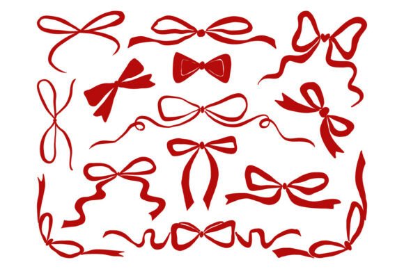Hand Drawn Ribbon Bow Decorative Vector: Your Secret Weapon for Charming Design