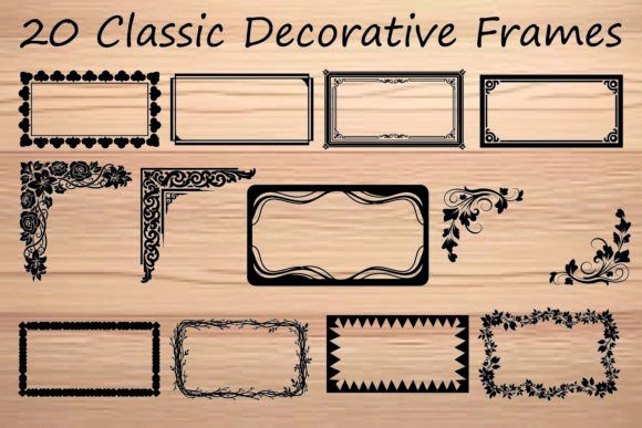 Timeless Elegance: Mastering the Classic Decorative Frames Bundle